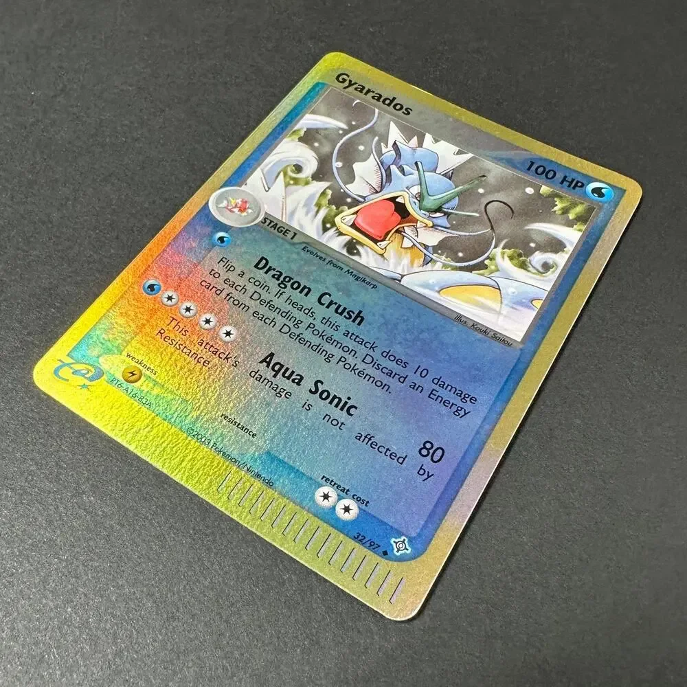 Pokemon TCG Gyarados EX Dragon 32/97 Uncommon Reverse Holo Excellent Condition